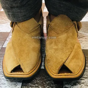 Handmade Suede Leather Norozi Men's Chappal