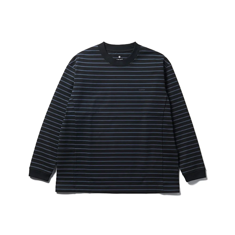 Heavy Cotton Border Long Sleeve Tee