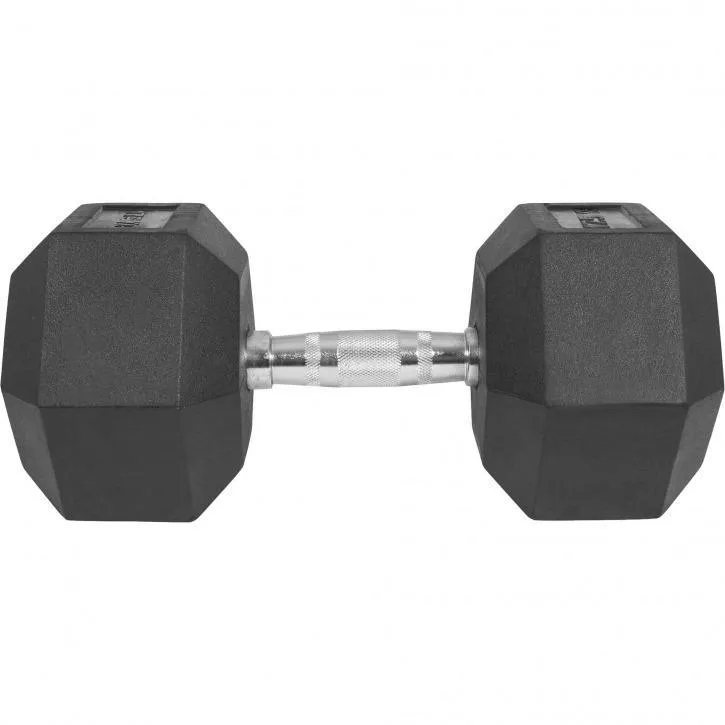 Hex Rubber Dumbbell 17.5KG