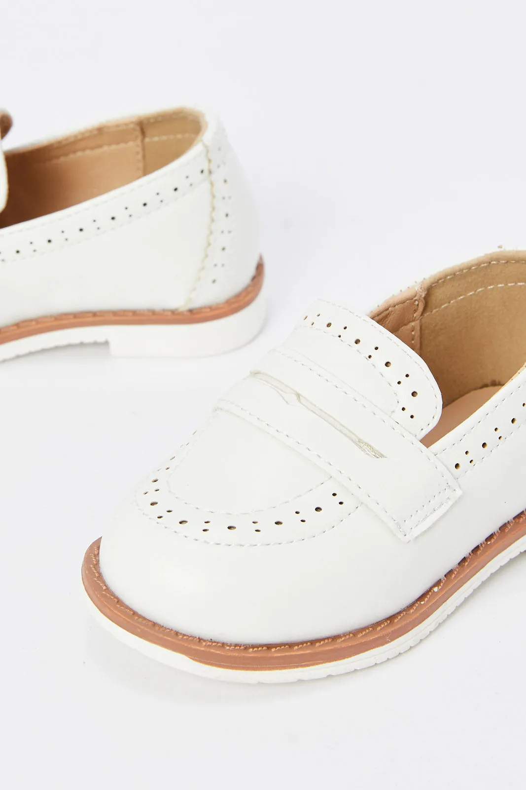 Infant Boys White Loafer