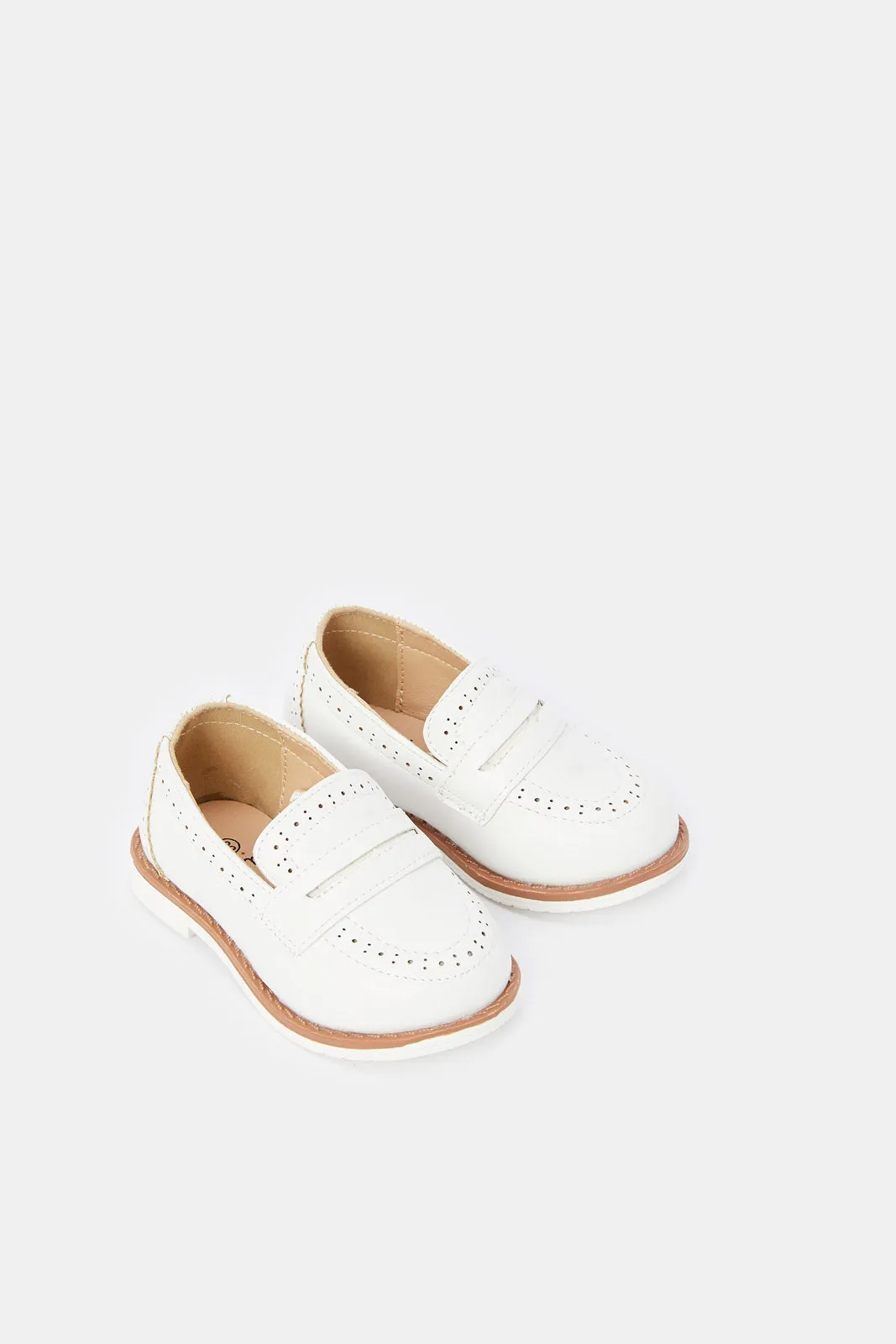 Infant Boys White Loafer