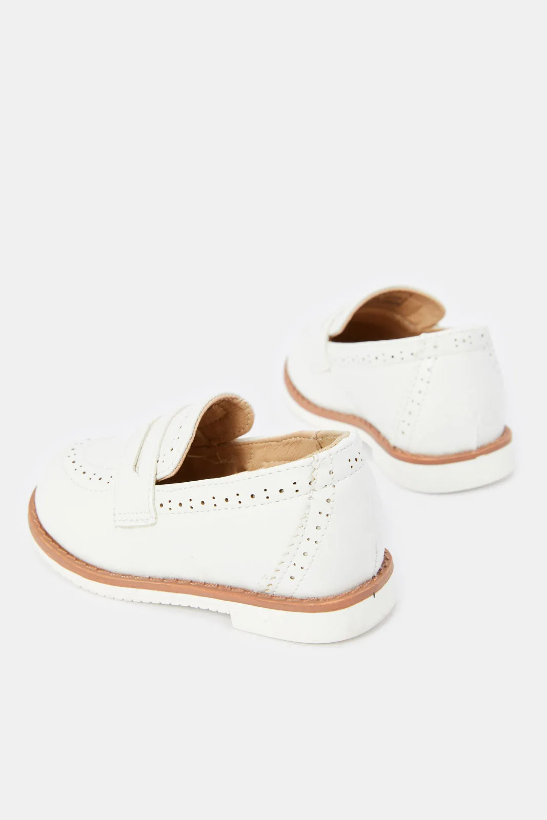 Infant Boys White Loafer