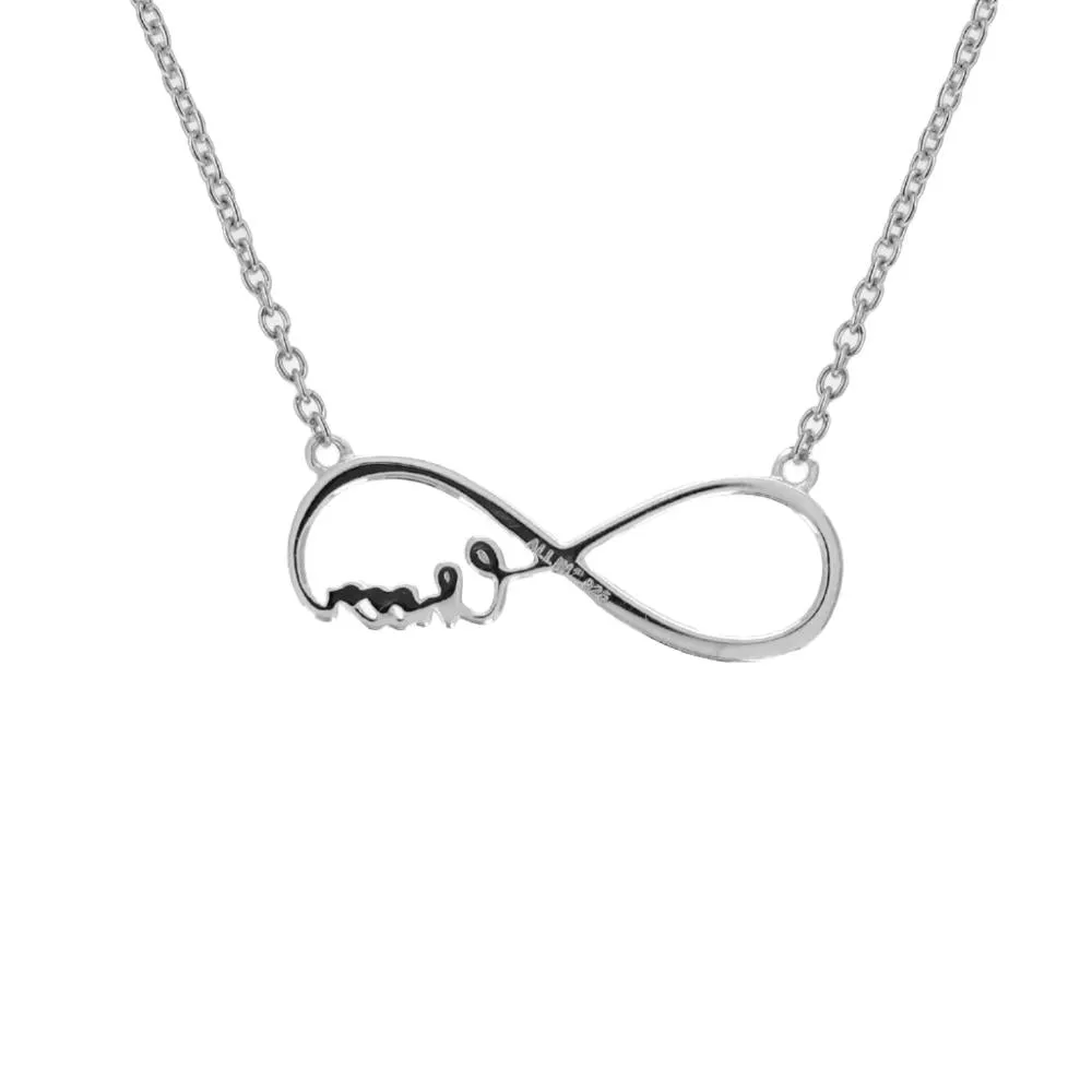 Infinity Cheer Necklace | Stainless Steel