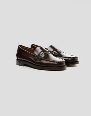 J.PRESS X SEBAGO LOAFER - BURGUNDY/BROWN NEW HAVEN