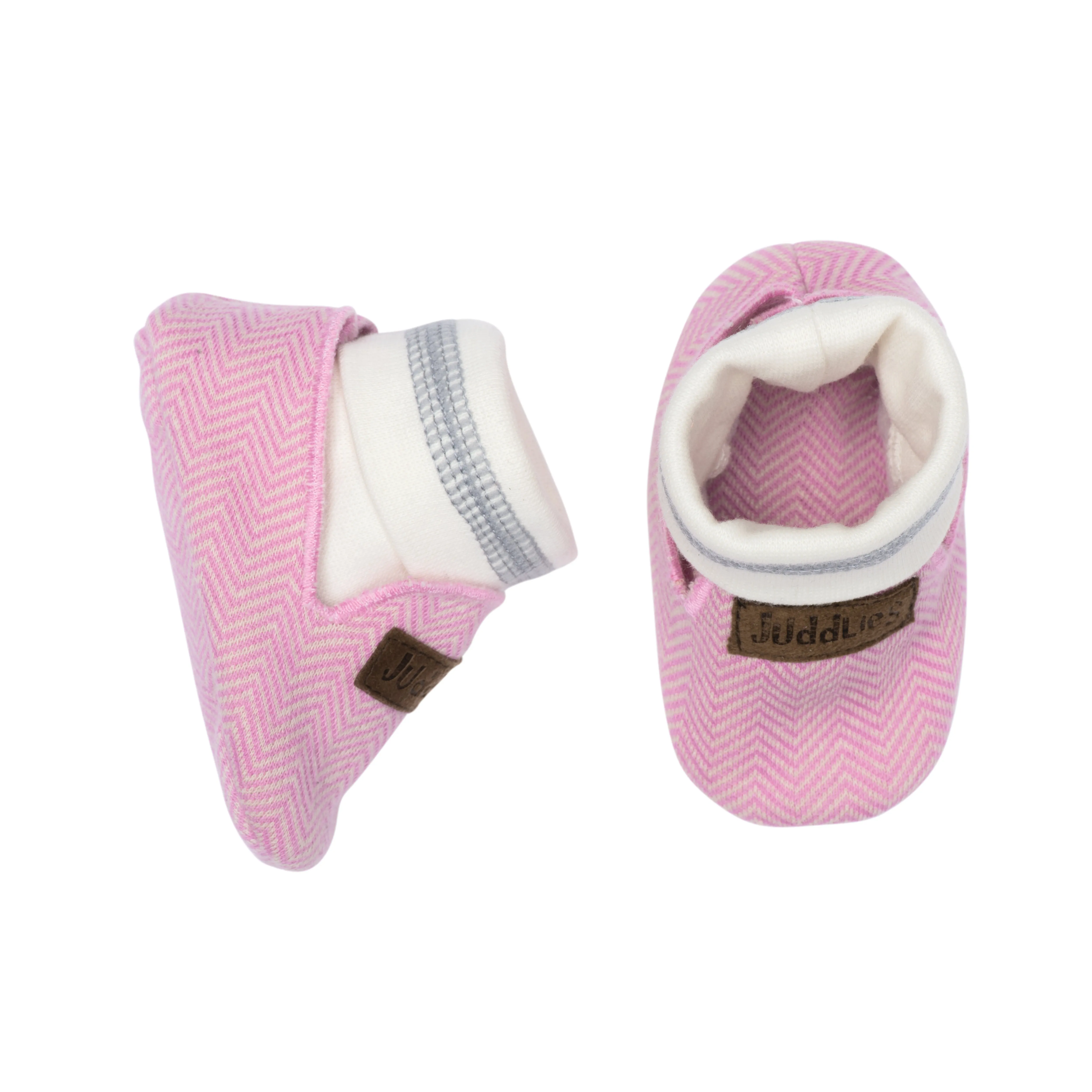 Juddlies Organic Cottage Slippers 0-4 months