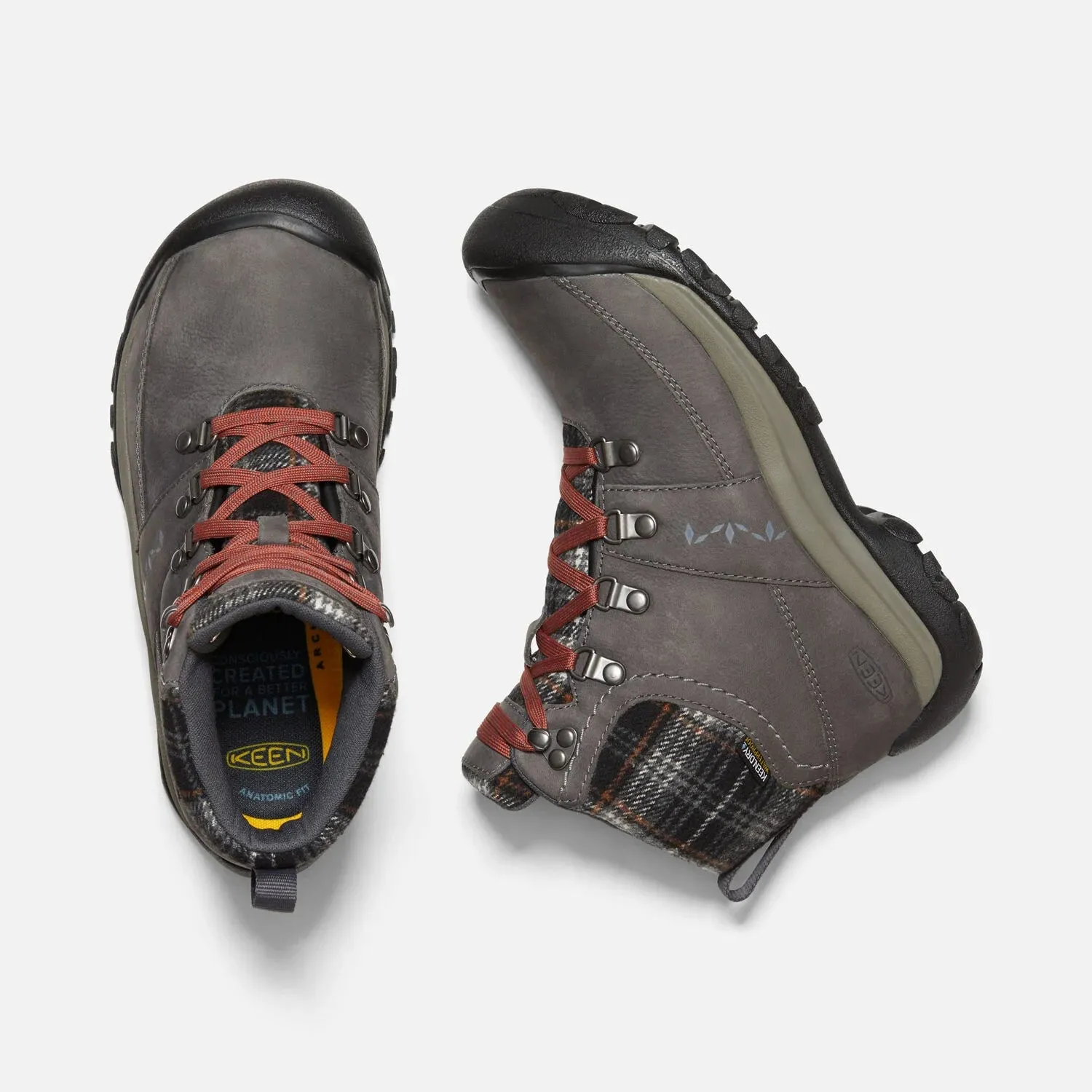 Keen Kaci III Winter Boot - Magnet / Black Plaid