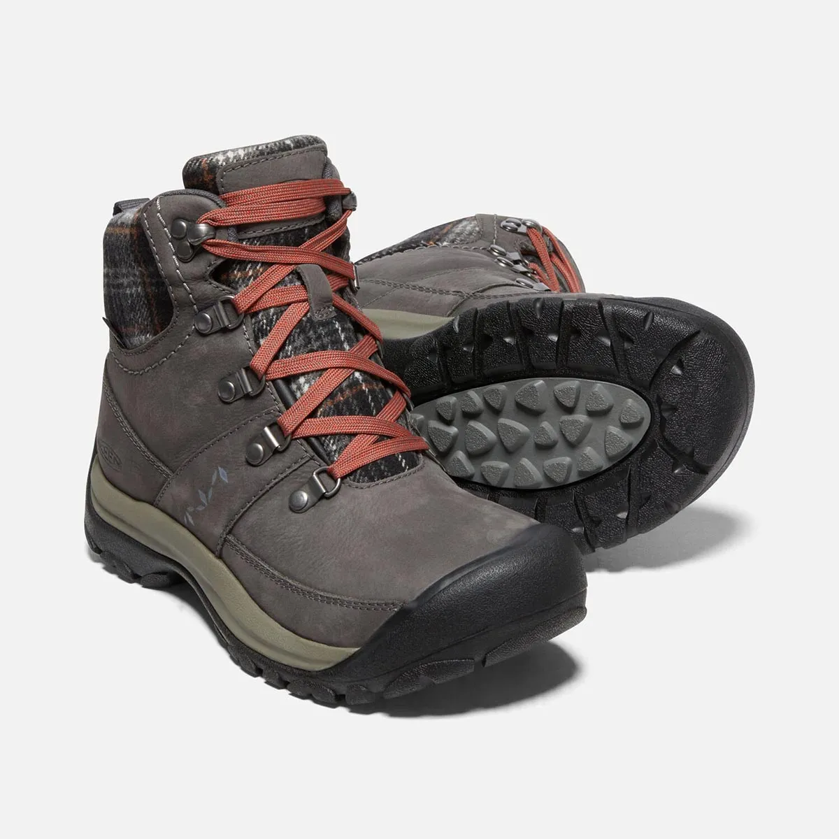 Keen Kaci III Winter Boot - Magnet / Black Plaid