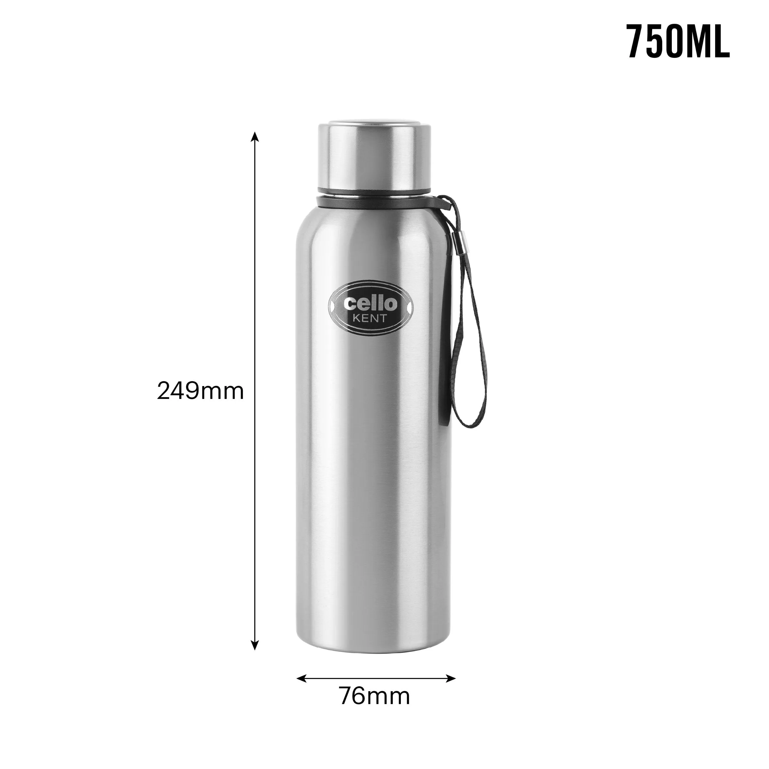 Kent Flask, Vacusteel Water Bottle, 750ml