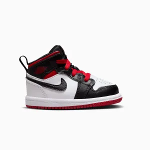 Kid's Air Jordan 1 Mid "White Gym Red" Toddlers