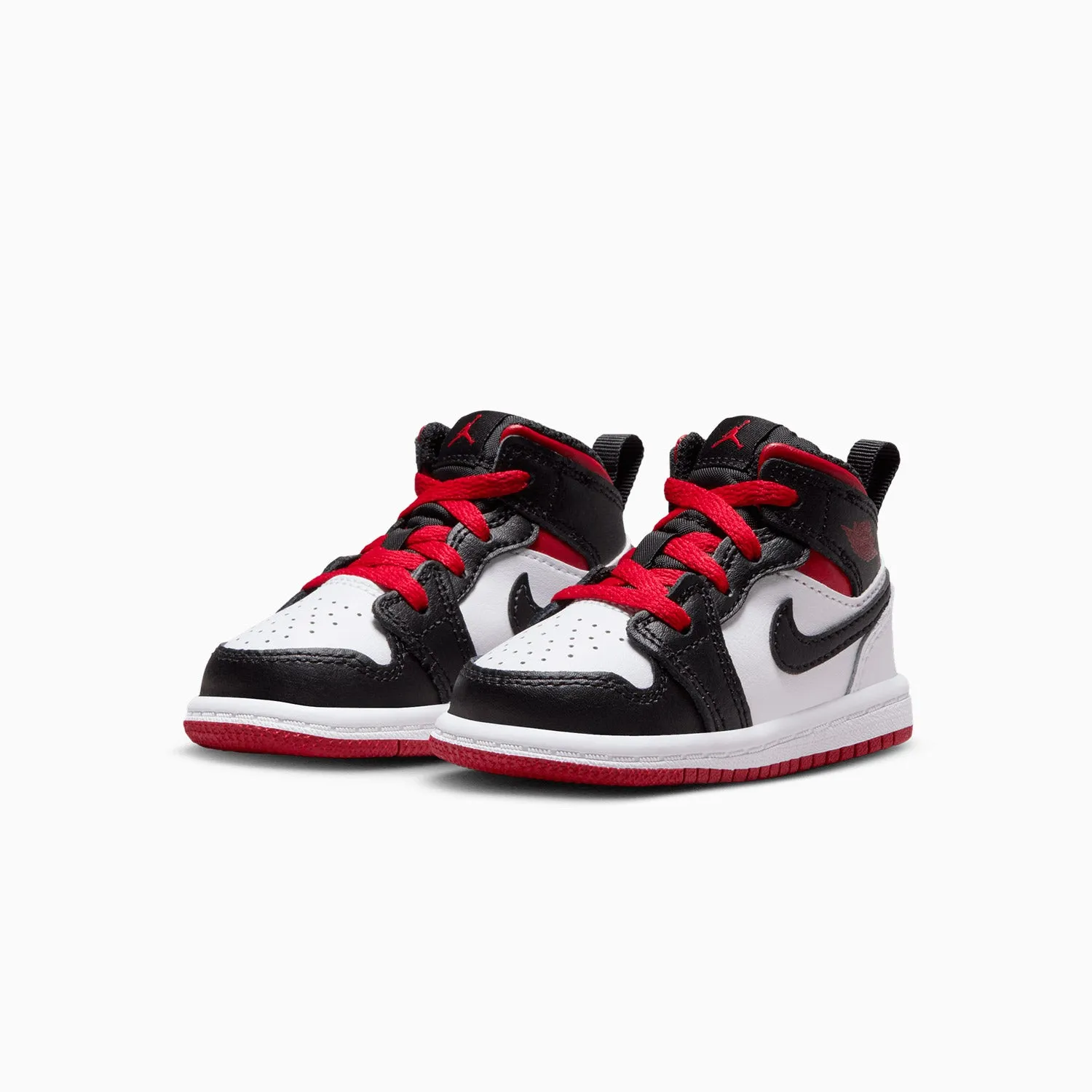 Kid's Air Jordan 1 Mid "White Gym Red" Toddlers