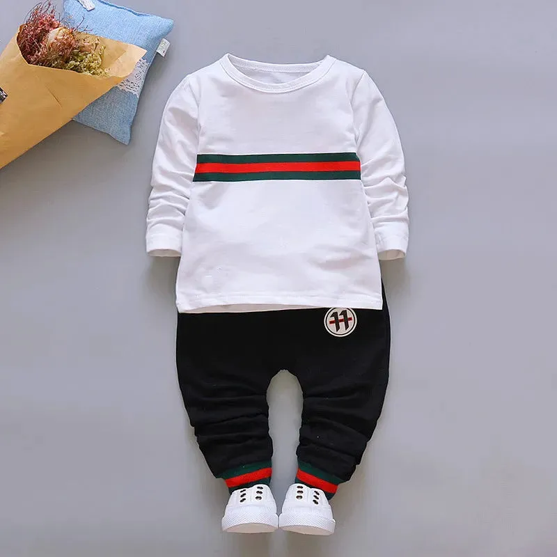 Kids Boys Clothing Sets Coat jacket T Shirt Pants 3 Pcs Children Sport Suits Baby Boys Clothes Set