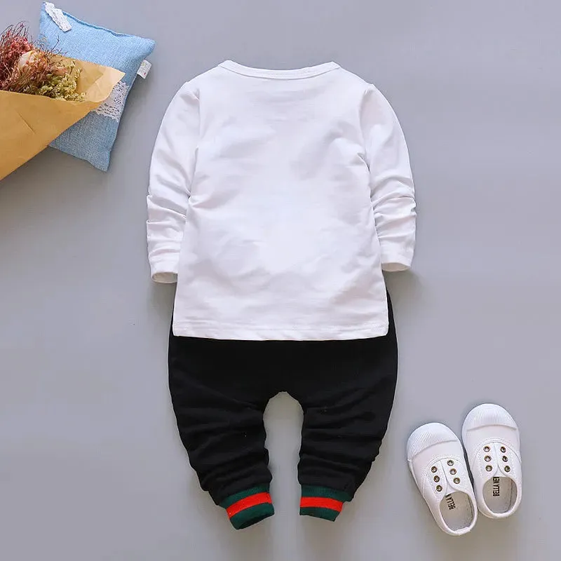 Kids Boys Clothing Sets Coat jacket T Shirt Pants 3 Pcs Children Sport Suits Baby Boys Clothes Set