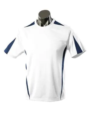 Kids Eureka Sports Tee - White/Navy