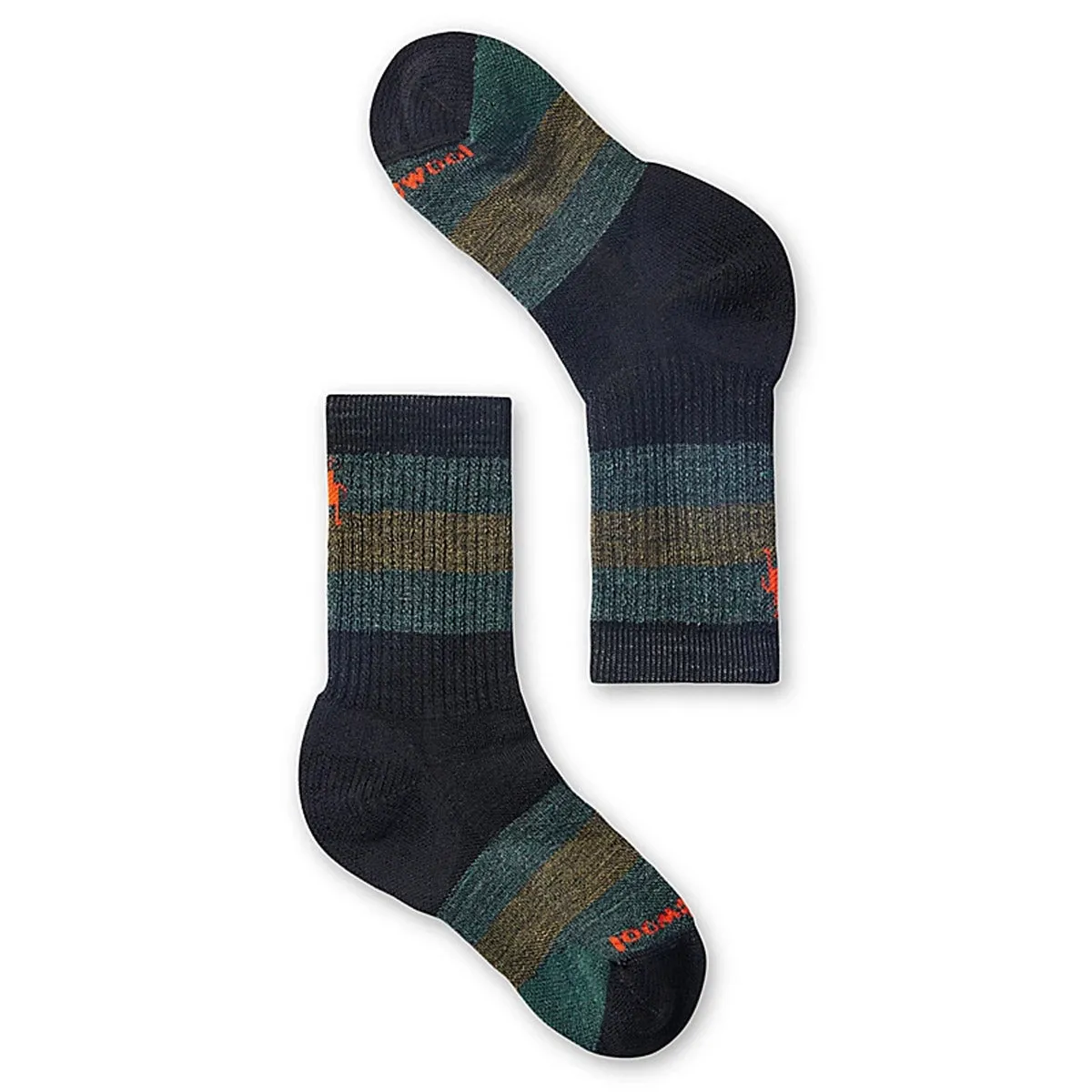 Kids' Hike Full Cushion Striped Crew Socks