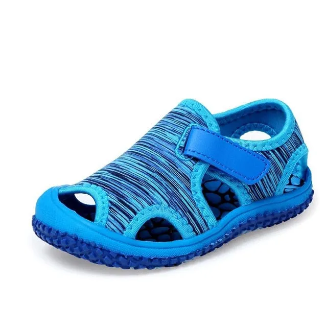 Kid’s Leather Non-Slip Aqua Sandals