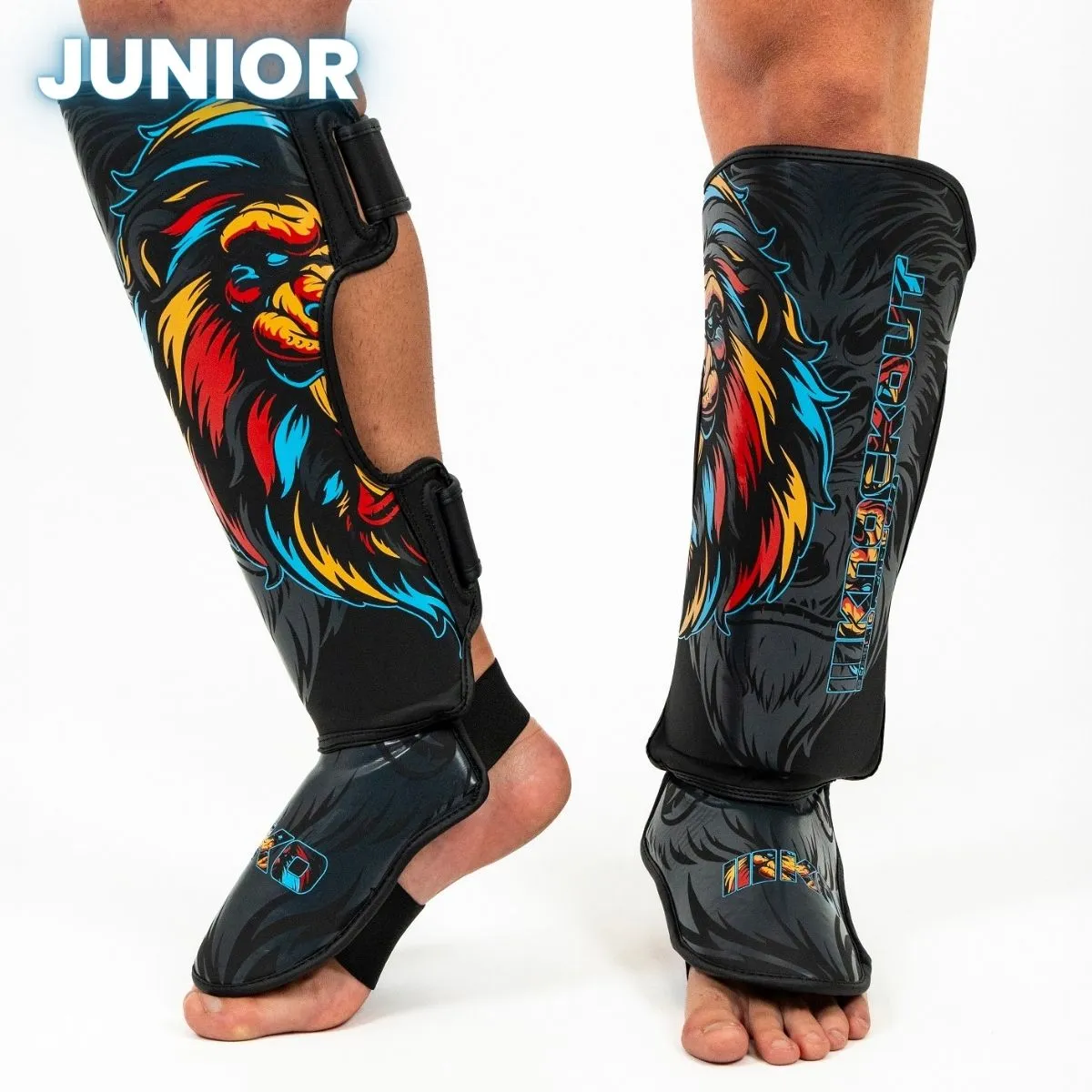 Knockout LION Kids Kickboxing Shin Guards