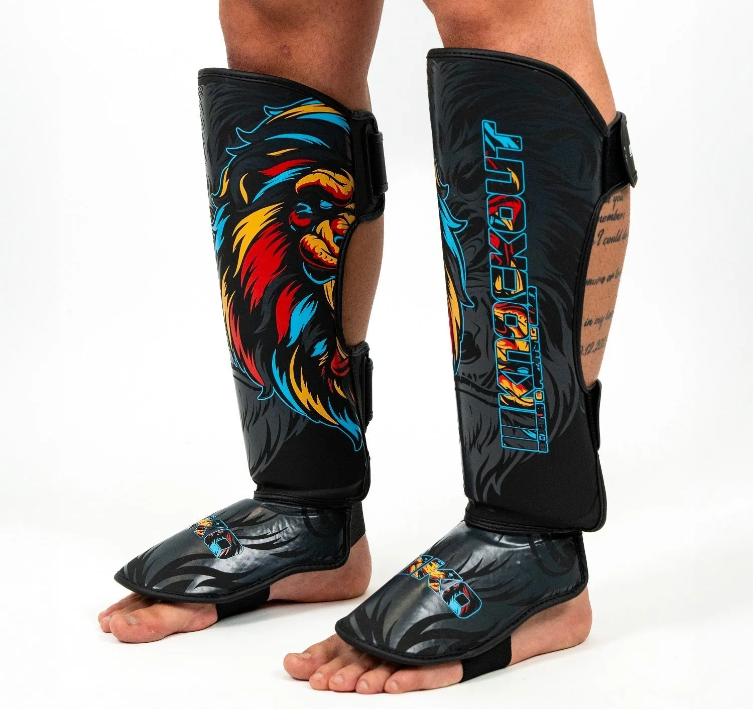 Knockout LION Kids Kickboxing Shin Guards