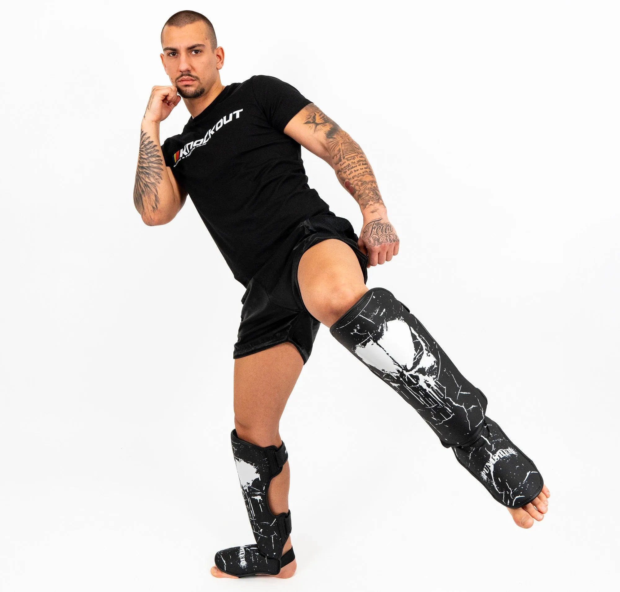 Knockout PUNISHER 2.0 Kids Kickboxing Shin Guards