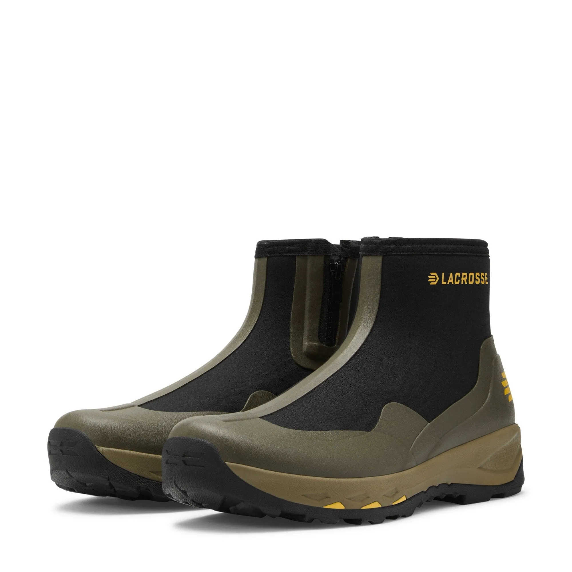 Lacrosse Men's - 6" AlphaTerra Waterproof Rubber Boots - Stone Olive