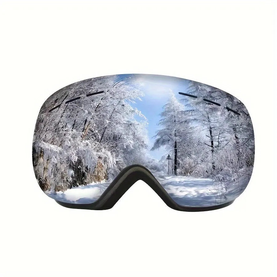 Latest Men's High-Performance Gradient Lens Ski Goggles with TPU Frame for Alpine Skiing