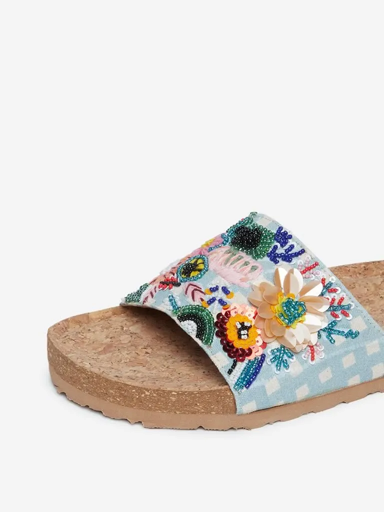 LUNA BLU Multicolour Floral Design Slides