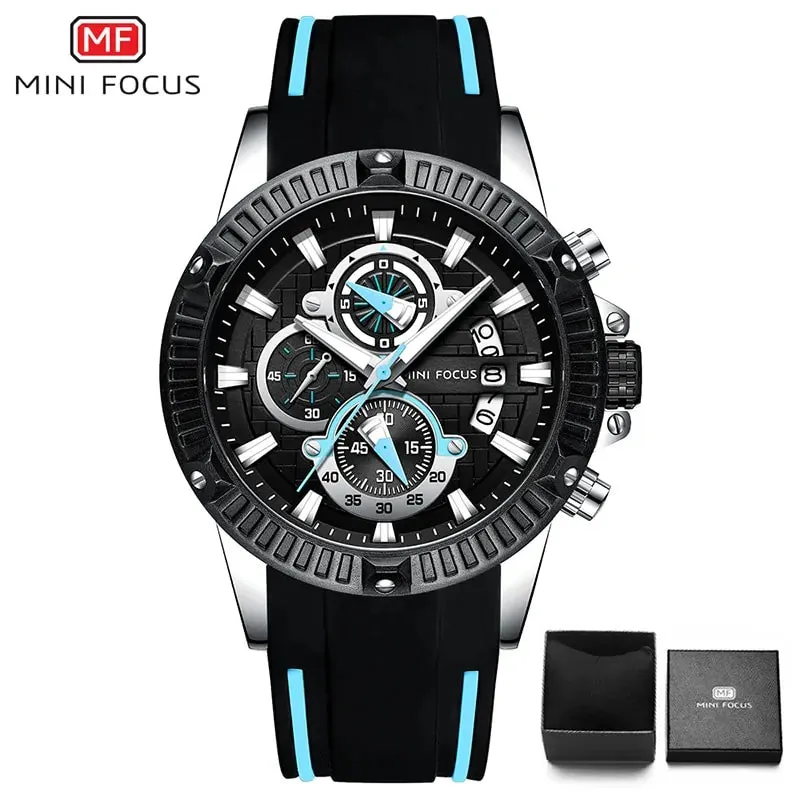 Luxurious Quartz Movement Sport Wristwatch