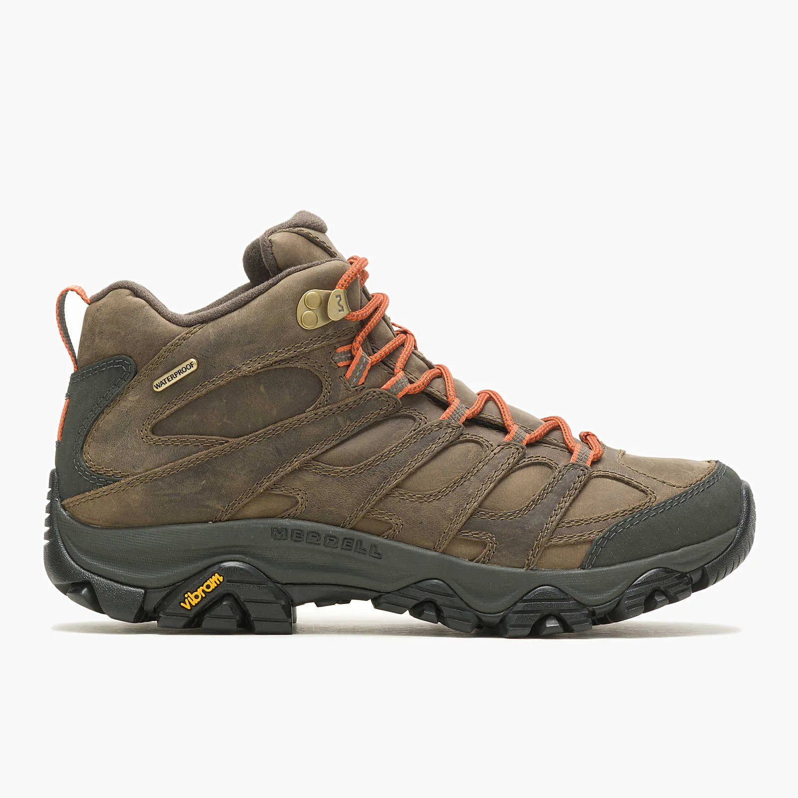 Men's Merrell Moab 3 Prime Mid Waterproof Color: Canteen (WIDE WIDTH)