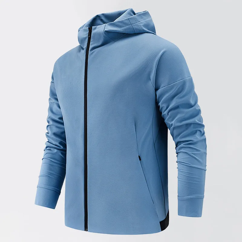 MEN'S OUTDOOR SPORTS WINDBREAKER JACKET WITH LIGHTWEIGHT WINDPROOF AND SIMPLE CASUAL FASHION JACKET CHARGE