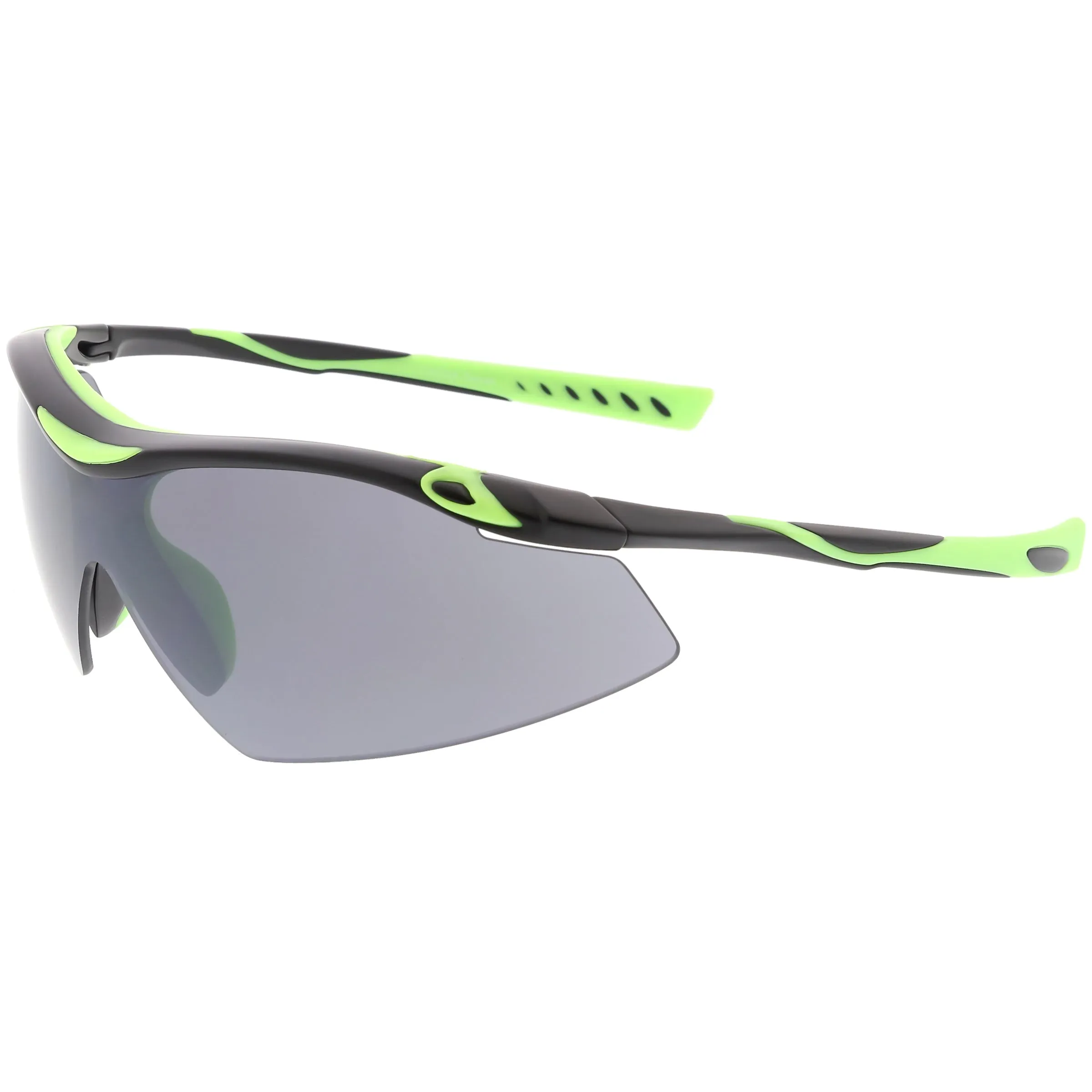 Men's Premium TR-90 Half Jacket Sports Wrap Sunglasses C796