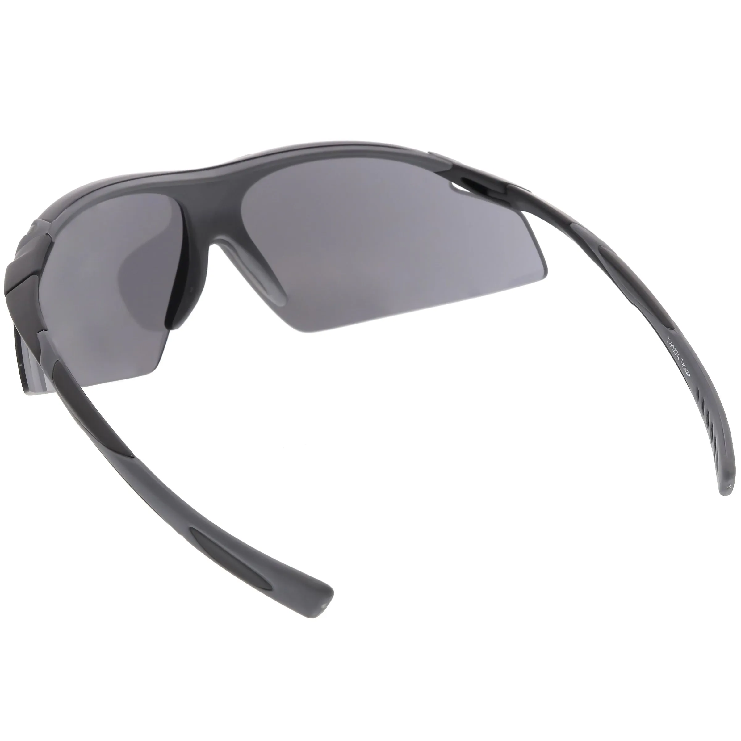 Men's Premium TR-90 Half Jacket Sports Wrap Sunglasses C796