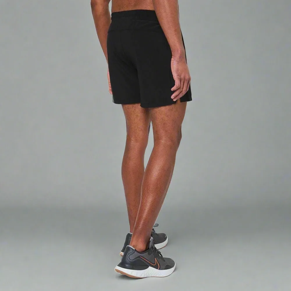 Mens Stride Sweat Swim Short with Liner 5" - Black