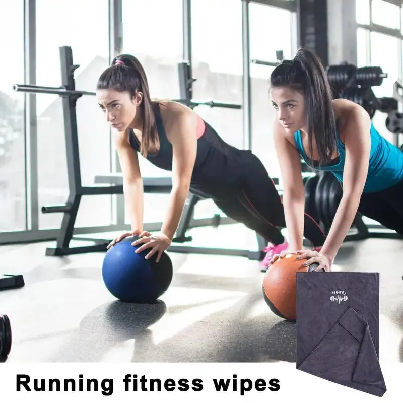 Microfiber Gym Towel Set for Sports Fitness, Yoga, Workout