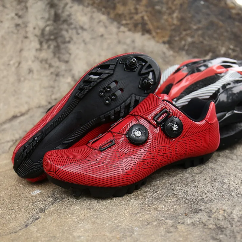 MTB Road Bike Shoes Men Women Bike Shoes Ultra Light Bike Sports Shoes Self-locking Professional Breathable Size 36-47