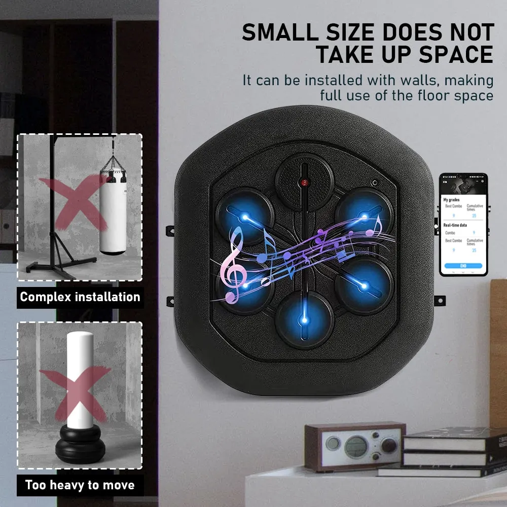 Multi-Functional Boxing Wall Target with Gloves   APP