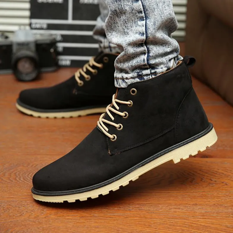 New Arrivals Autumn Spring Men sneakers Quality light casual high top Fashion men shoes boots