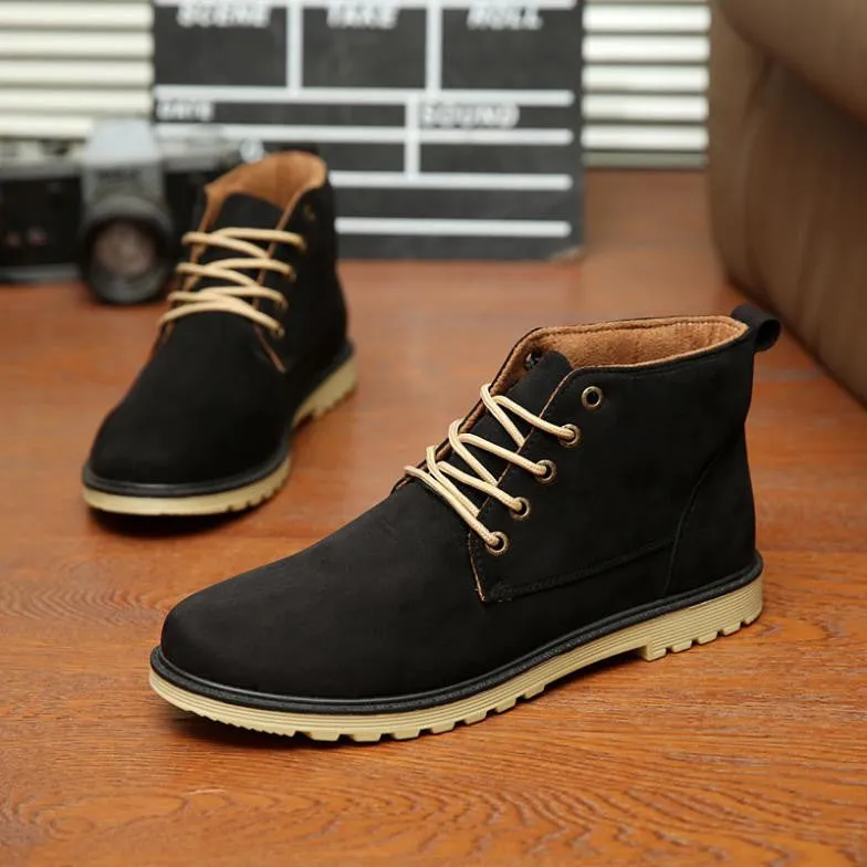 New Arrivals Autumn Spring Men sneakers Quality light casual high top Fashion men shoes boots