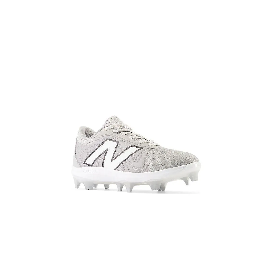 New Balance Men's FuelCell 4040 V7 Molded Baseball Cleats - Raincloud / Optic White - PL4040G7