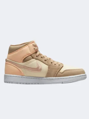 Nike Air Jordan 1 Se Women Lifestyle Shoes Muslin/Gold/Sail