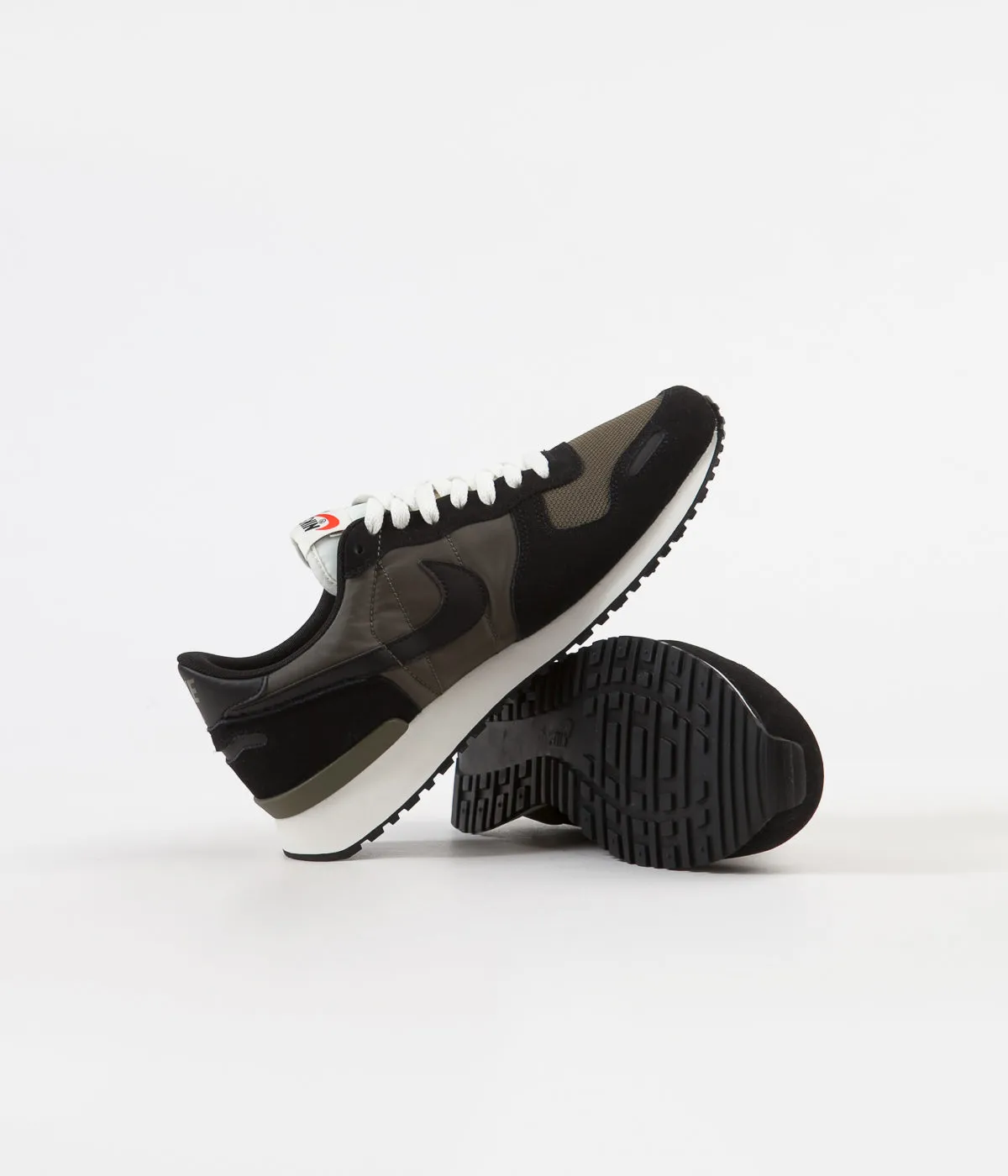 Nike Air Vortex Shoes - Black / Black - Medium Olive - Sail