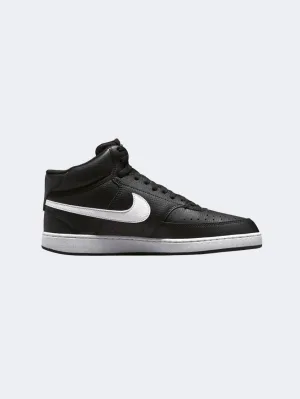 Nike Court Vision  Men Lifestyle Shoes Black/White