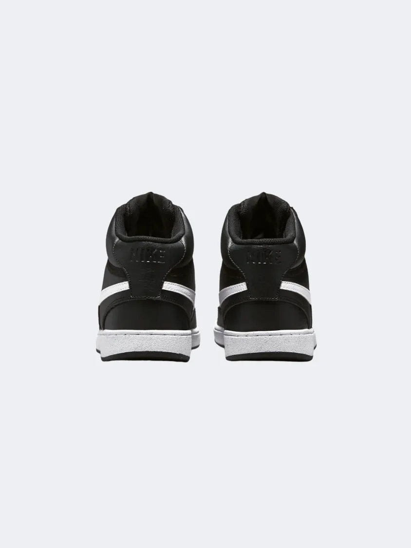 Nike Court Vision  Men Lifestyle Shoes Black/White