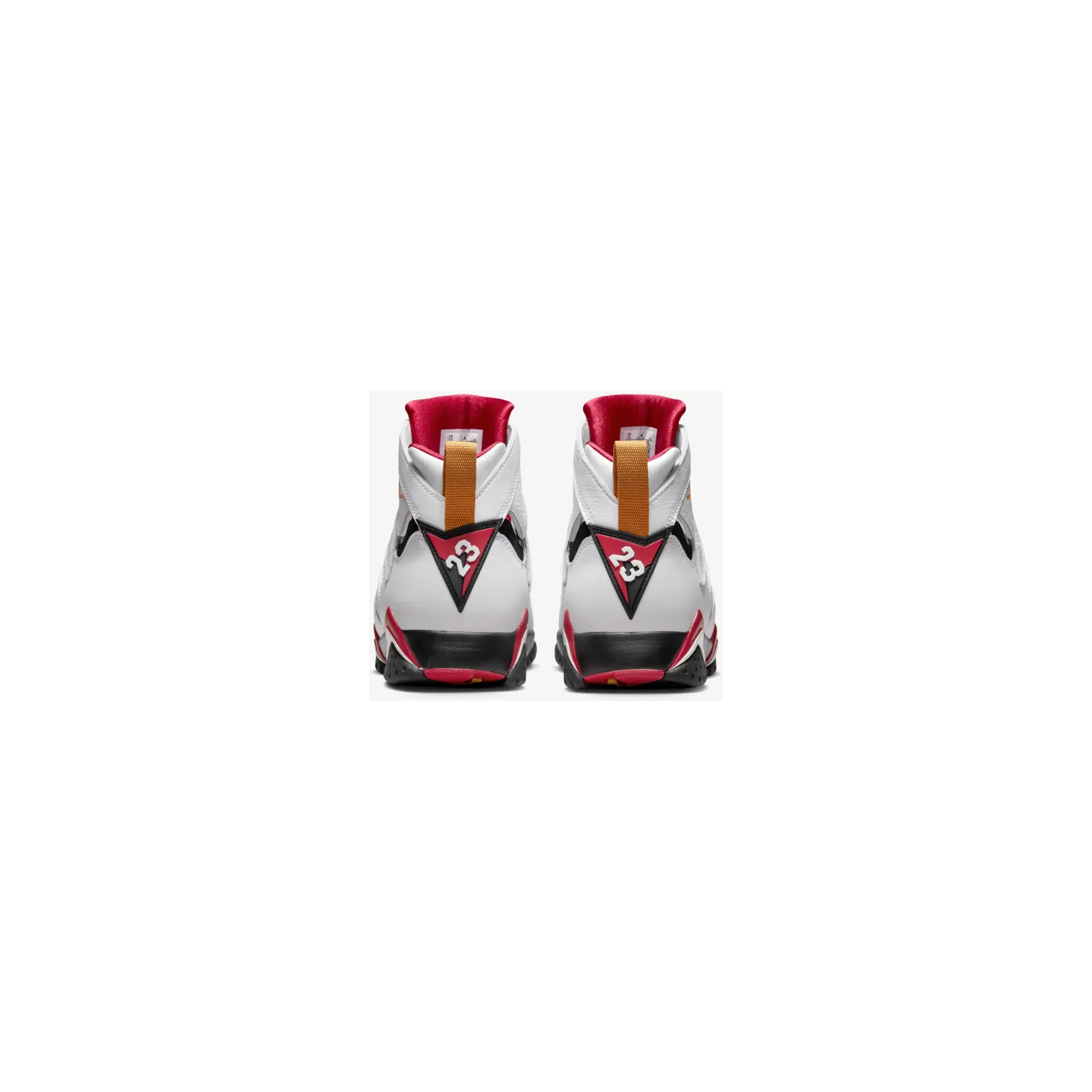 Nike Men's Air Jordan 7 Shoes - White / Black / Cardinal Red / Chutney