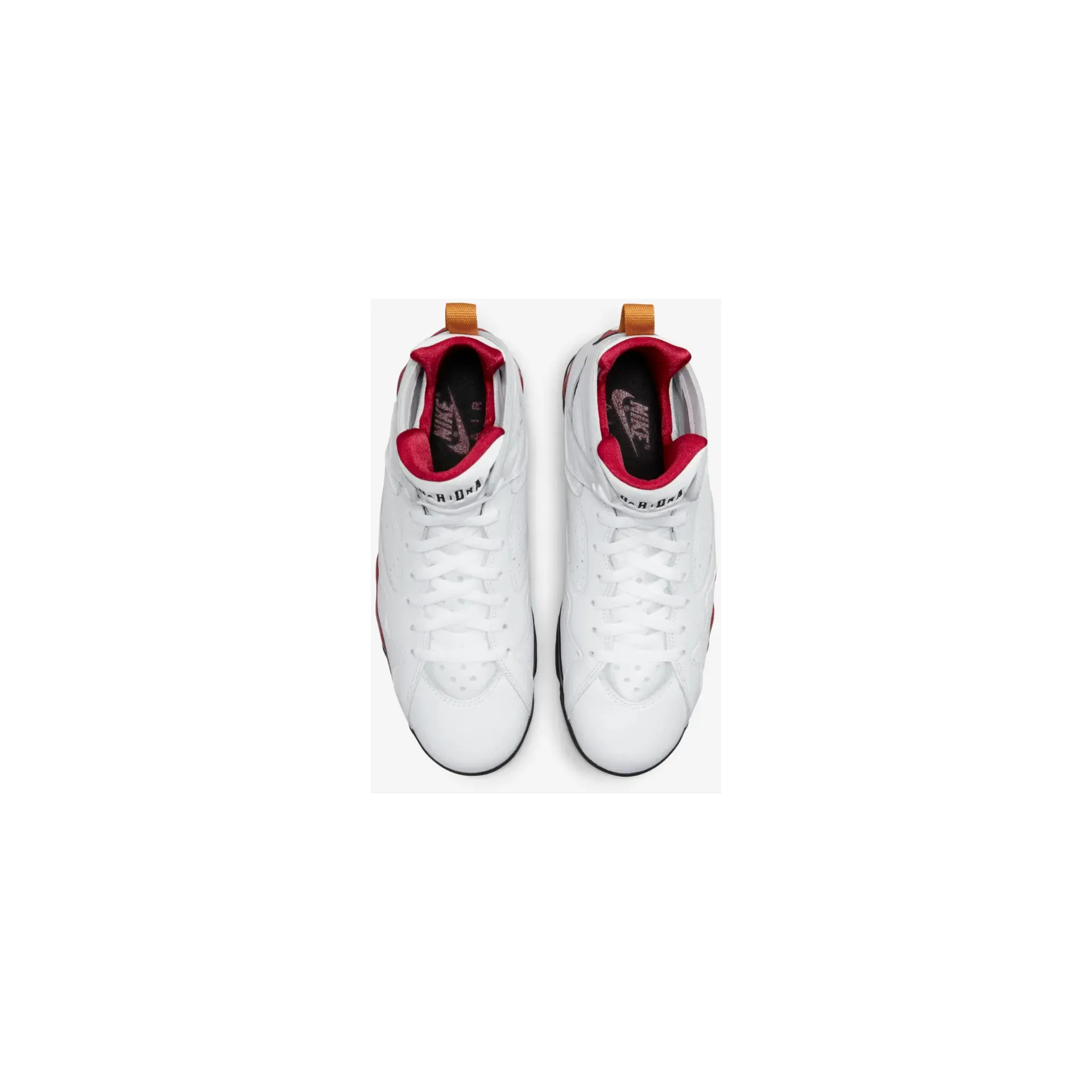 Nike Men's Air Jordan 7 Shoes - White / Black / Cardinal Red / Chutney