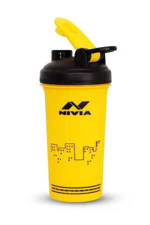 Nivia Street Sports 750 ml Shaker, Plastic, Yellow