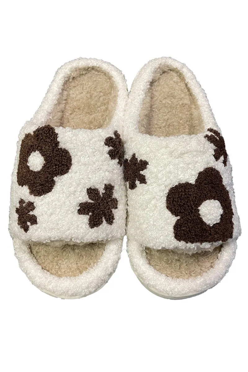 Open toe novelty slippers