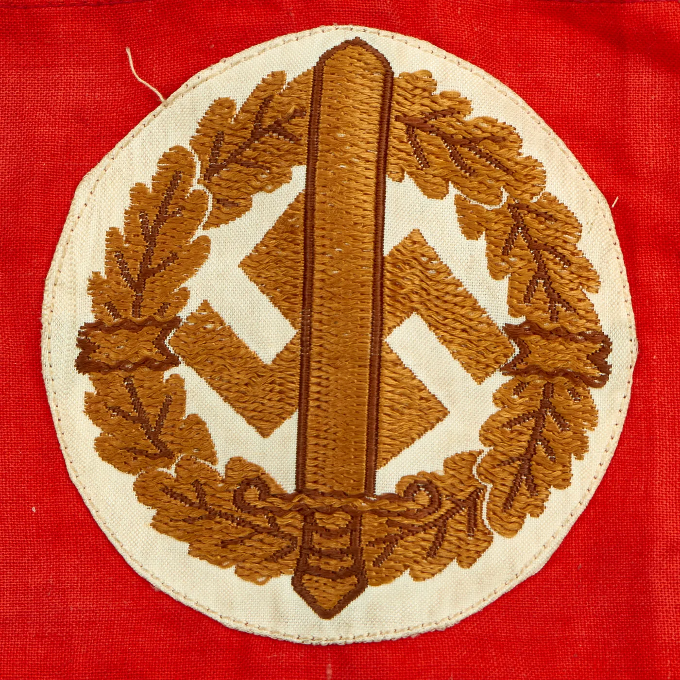 Original German WWII SA Wehrmannschaft Sports Armband with Partial RZM Tag