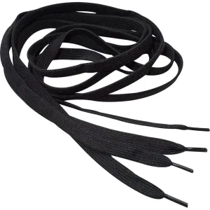 Pair of Plain Black Shoe Laces for Boys Girls Mens Womens Childrens Kids Trainers Shoes