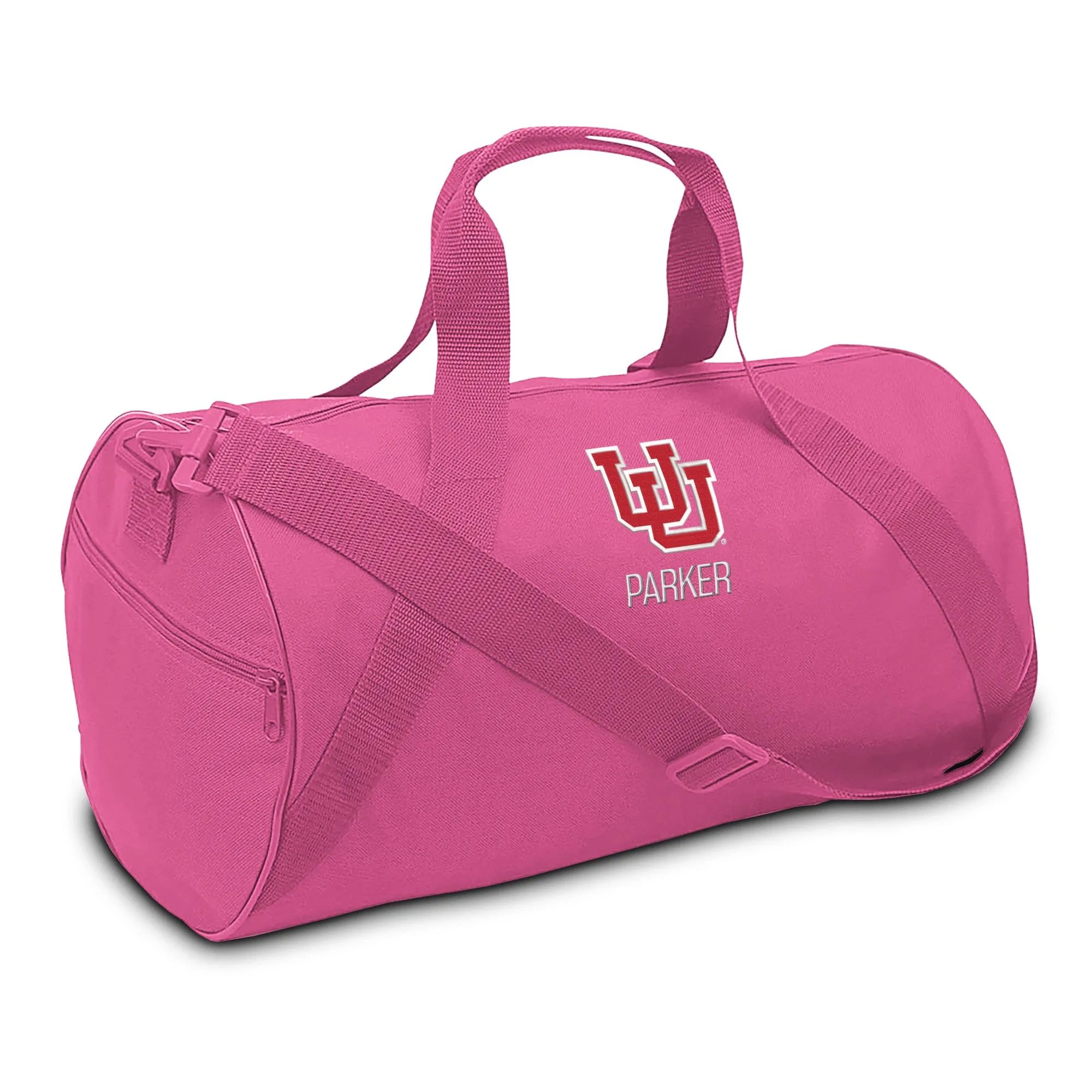 Personalized Utah Utes Interlocking U Duffel Bag