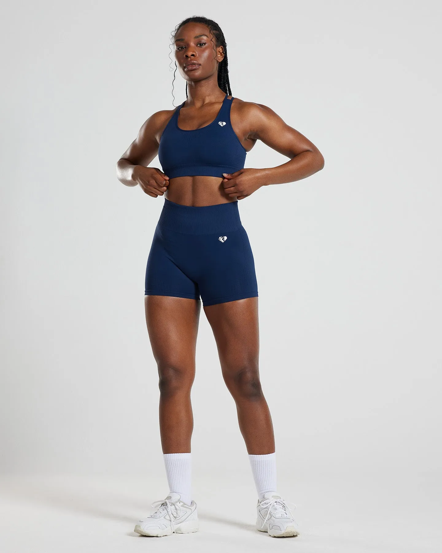 Power Seamless Sports Bra | Sapphire Blue