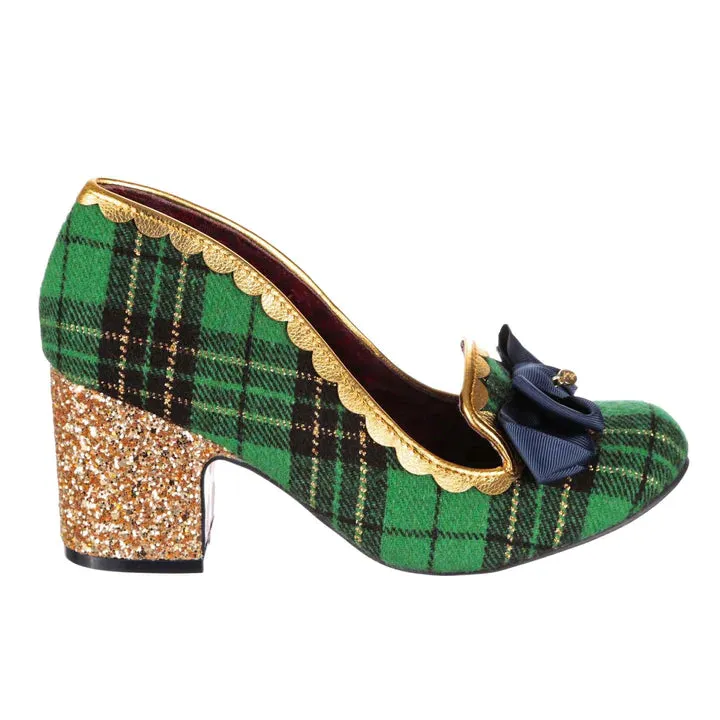 Prim and Proper in Green & Black by Irregular Choice